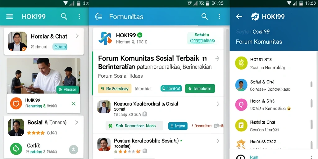 Antarmuka dan fungsi HOKI99 yang menarik untuk Forum Komunitas.